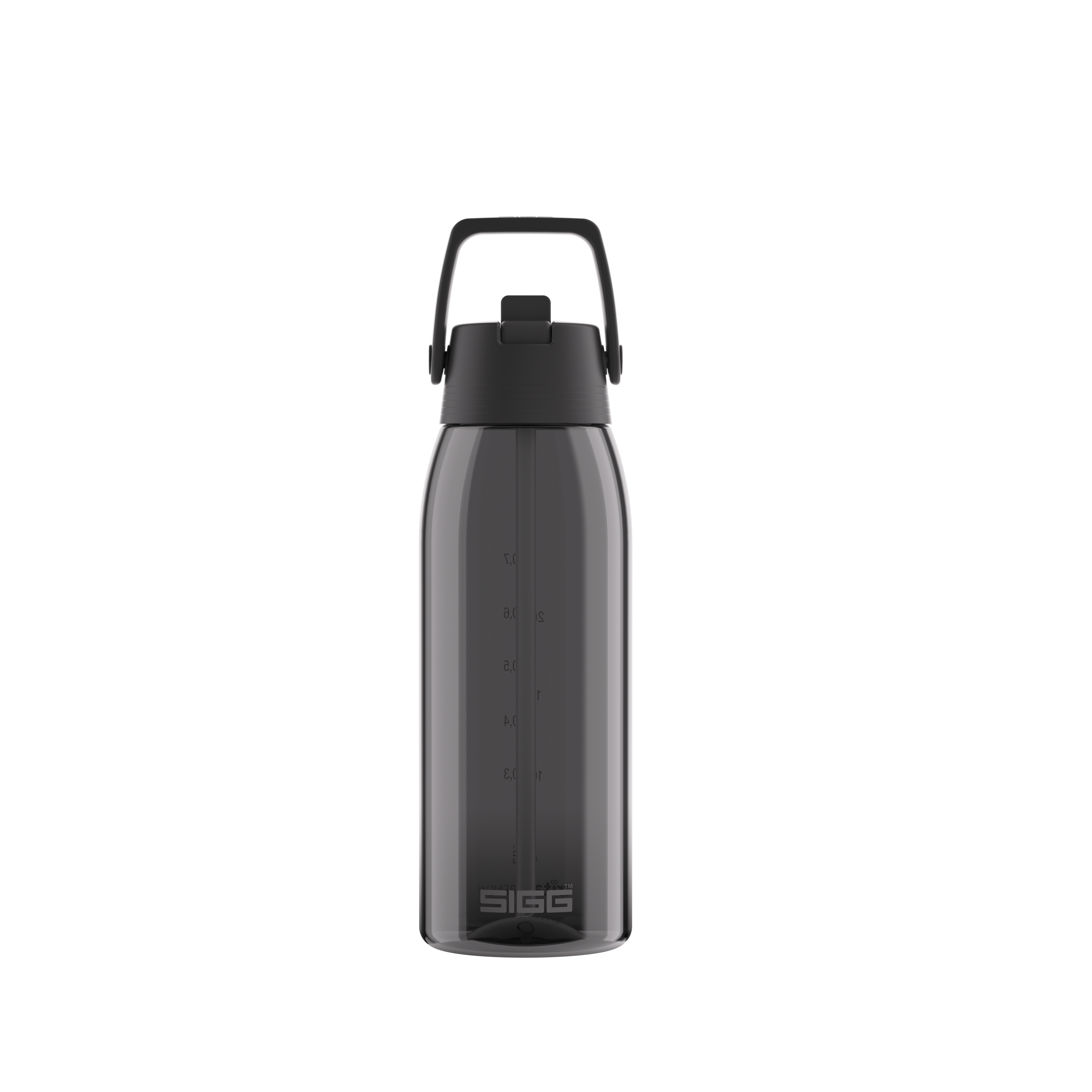Trinkflasche Total Color ONE FLIP Anthracite 1.0 L