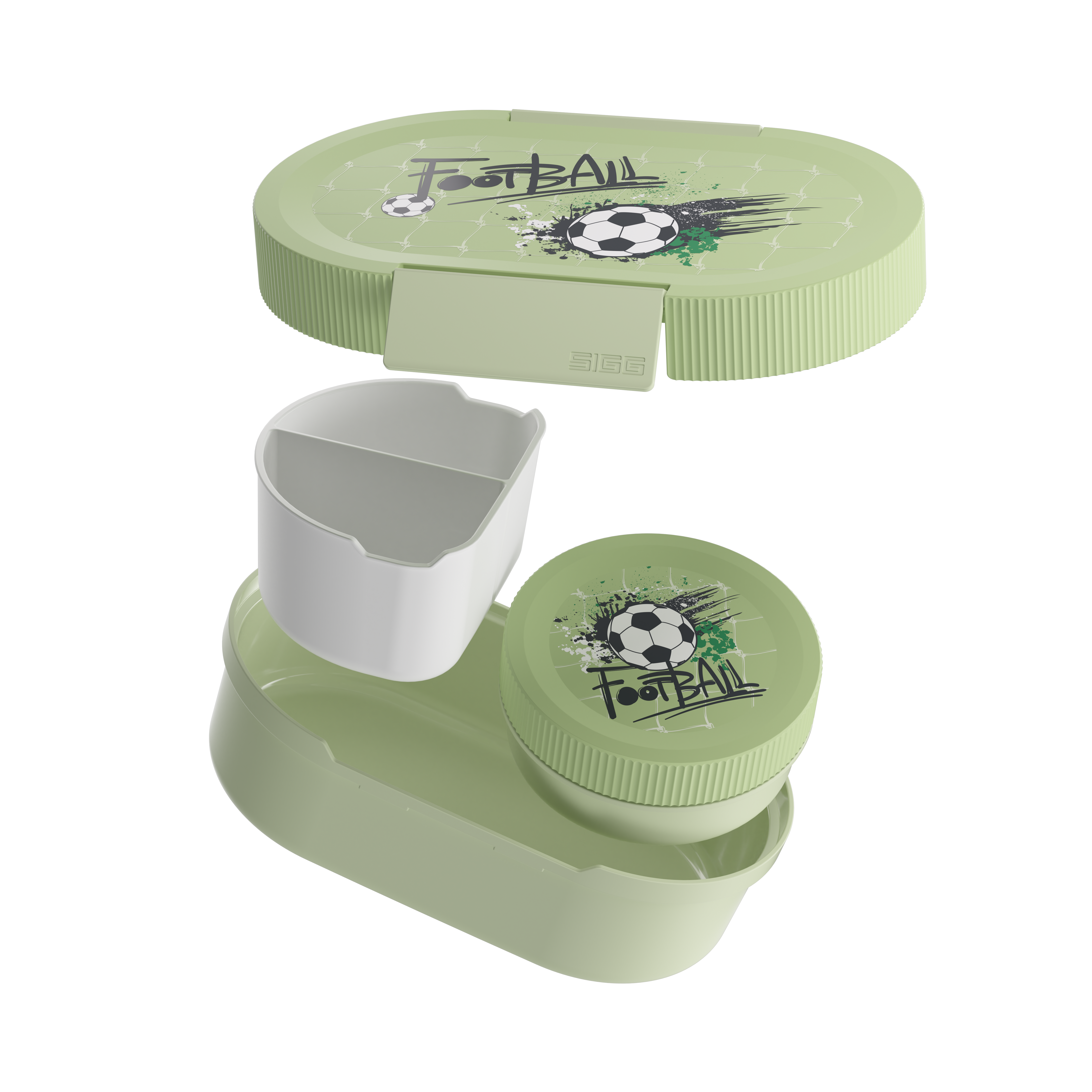 Lunchbox LUMO Kids Lunchbox Plus Football Splash