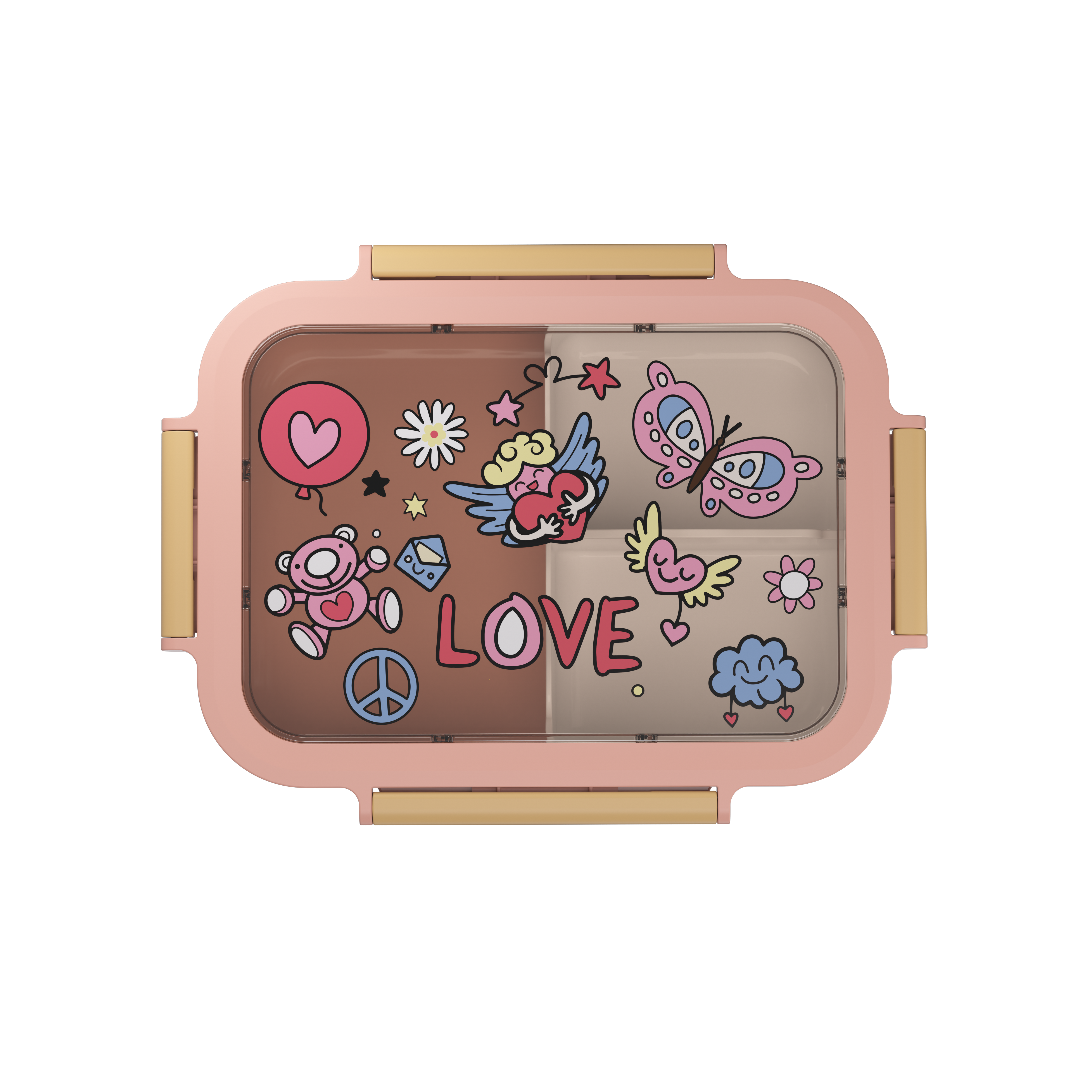 NIMO Kids Lunchbox Peace & Love