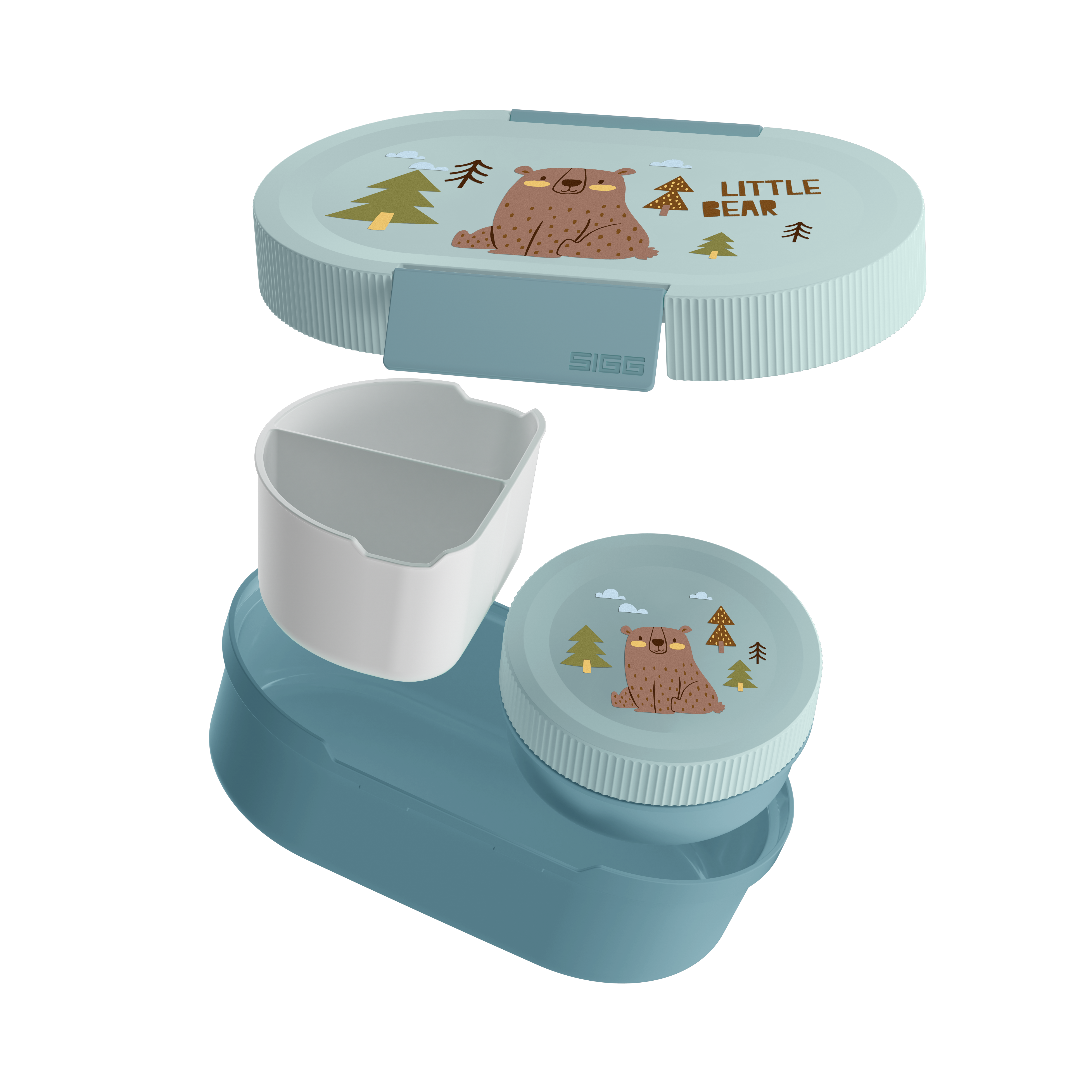 Lunchbox LUMO Kids Lunchbox Plus Brown Bear