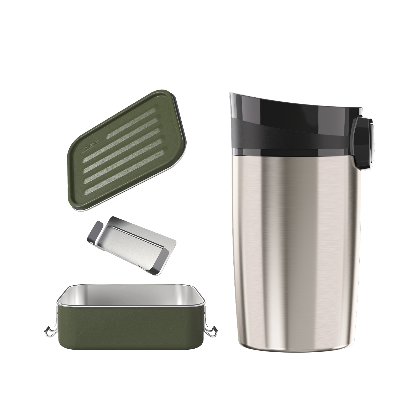 Lunch Bundle Gemstone – Roasted Green & Miracle Mug Brushed