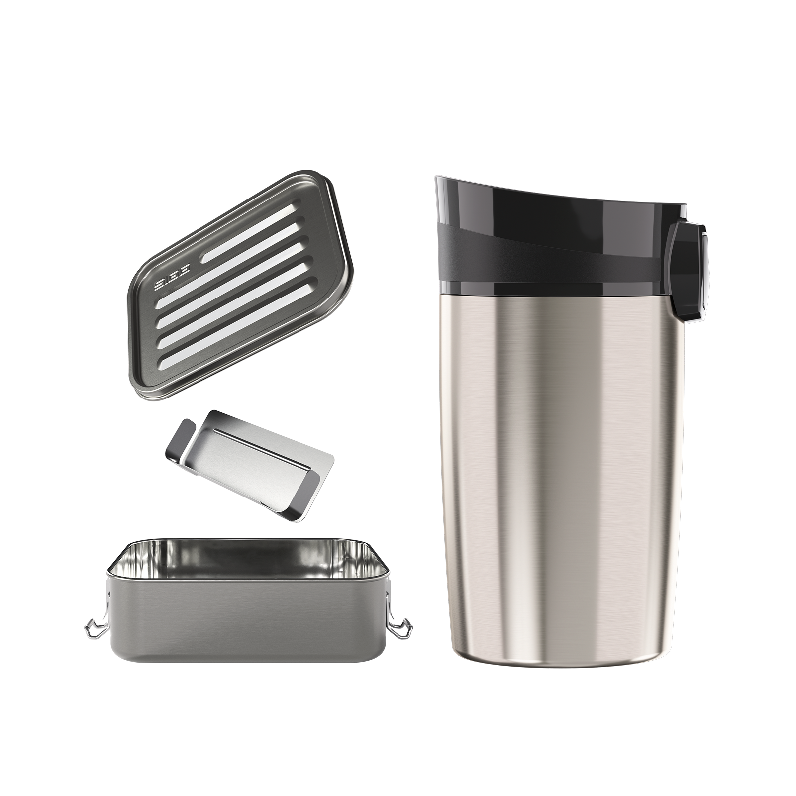 Lunch Bundle Gemstone + Miracle Mug – Silver Edition